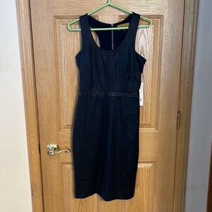 white christmas dresses Miller Denim Halter Midi Dress - Classic Blue